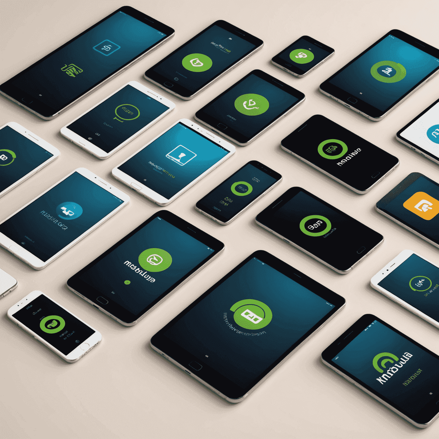 Array of modern smartphones and tablets displayed with the mobidupa_com logo